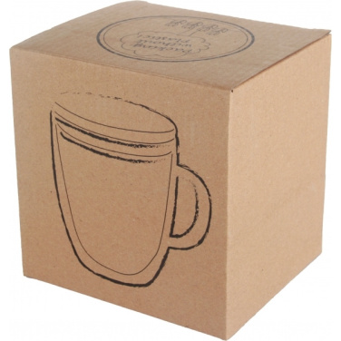 Logo trade ärikingi pilt: Topeltseinaga klaasist tass GERTHE 350 ml