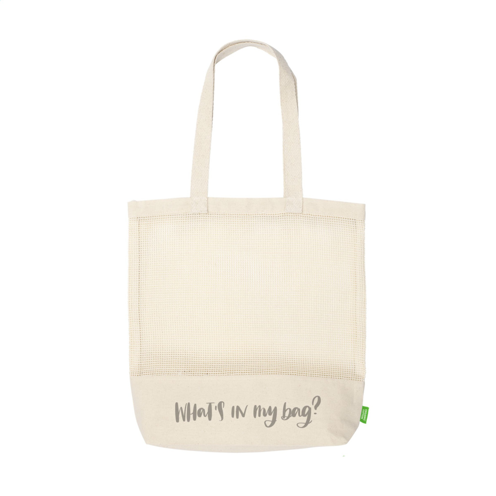Logotrade firmakingitused pilt: Natura Organic Mesh Shopper (180 g/m²) ostukott