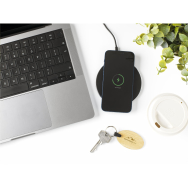 Logo trade reklaamkingid foto: Tecco GRS taaskasutatud alumiiniumist 15 W juhtmeta laadija