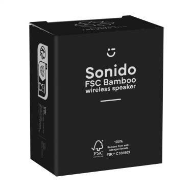 Logotrade ärikingid pilt: Sonido 5W bambusest juhtmevaba kõlar