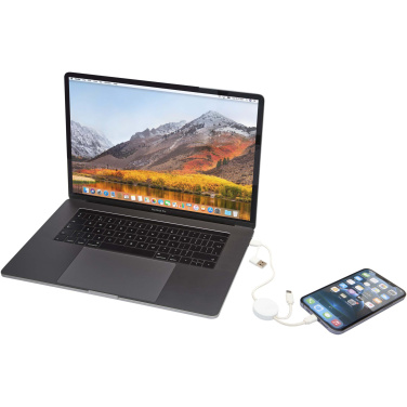 Logotrade ärikingi foto: Citala 5-in-1 taaskasutatud plastist 30 cm kiirlaadimiskaabel