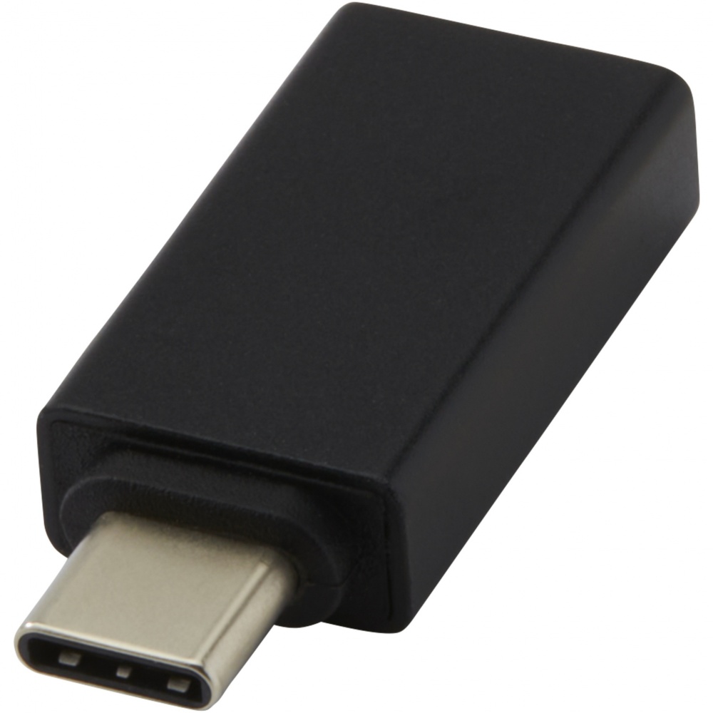 Logo trade mainostuote kuva: ADAPT alumiininen USB-C-USB-A 3.0 -sovitin