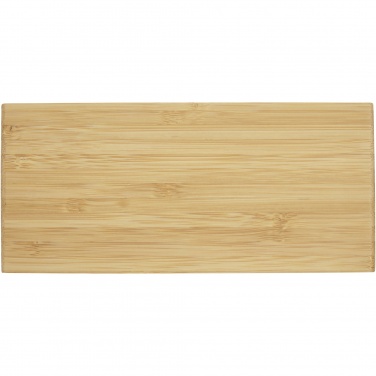 Logotrade liikelahjat kuva: Minata bambuinen langaton laturi kellolla