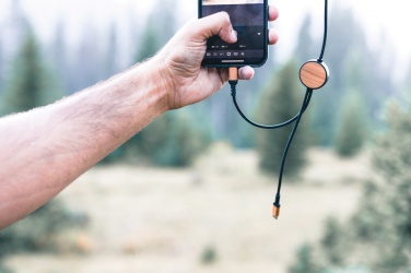 Logo trade liikelahja mainoslahja tuotekuva: Ohio RCS sertifioitu kierrätysmuovinen 6-in-1 johto