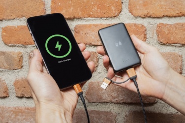 Logotrade mainoslahja tuotekuva: RCS 5000mAh varavirtalähde langattomalla latauksella