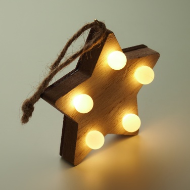 Logotrade mainostuotet kuva: Joulukuusenkoriste valoilla