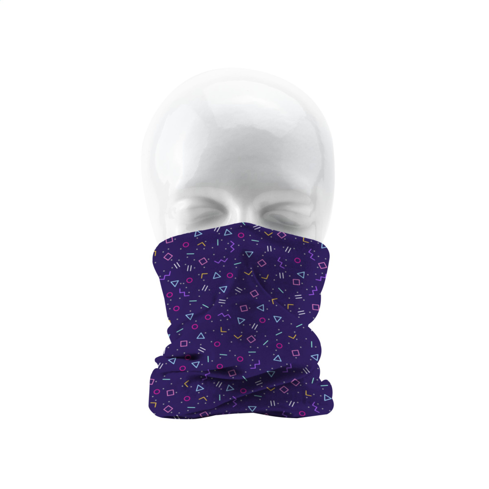 Logo trade liikelahja kuva: Monikäyttöinen Bandana RPET -huivi, joka painatus