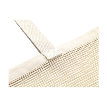 Logo trade liikelahjat tuotekuva: Natura Organic Mesh Shopper (180 g/m²) ostoskassi