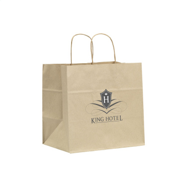 Logotrade liikelahja mainoslahja kuva: Leaf It Bag kierrätetty ruohopaperi (90 g/m²) L