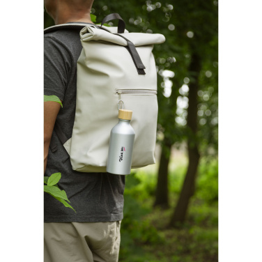 Logotrade mainoslahja tuotekuva: AluBamboo GRS Kierrätetty Alu 500 ml vesipullo