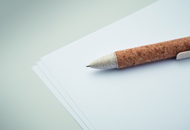 Logo trade liikelahja kuva: 4-värinen mustekynä korkkia