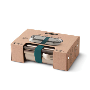 Logo trade mainoslahjat tuotekuva: Black+Blum suuri lounaslaatikko ruostumattomatonta terästä