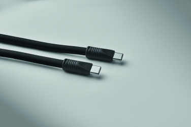 Logo trade mainoslahja ja liikelahja tuotekuva: 60 W lataus- ja datakaulanauha