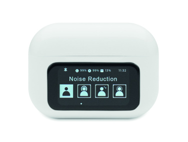 Logo trade mainoslahja ja liikelahja tuotekuva: ABS TWS -kuulokkeet