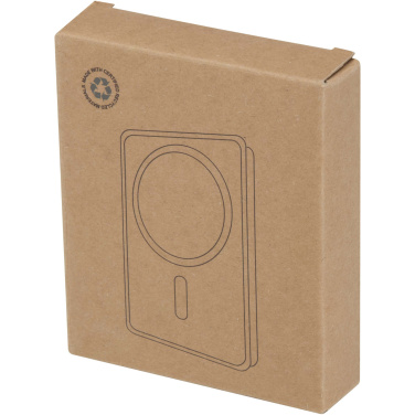 Logo trade liikelahjat tuotekuva: Acrab 10 000 mAh:n ja 15 W:n magneettinen langaton varavirtalähde, jossa 20 W:n PD – valmistettu kierrätetystä muovista