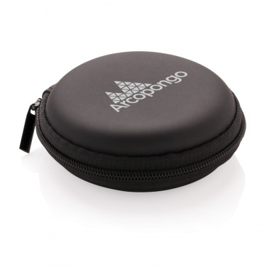 Лого трейд pекламные cувениры фото: Беспроводные наушники в чехле