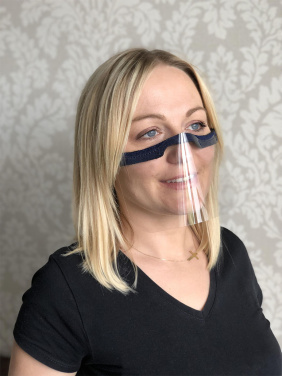 Логотрейд pекламные подарки картинка: Защитный экран KALIPSO - прозрачная маска для рта и носа 1447162