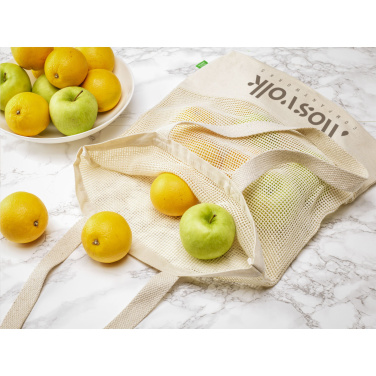 Логотрейд pекламные продукты картинка: Сумка для покупок Natura Organic Mesh Shopper (180 г/м²)