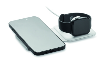 Лого трейд pекламные cувениры фото: 2 in 1 foldable charger 15W