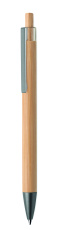 Push button bamboo pen