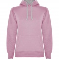 Urban hoodie för dam, Ljusrosa / Marl Grey