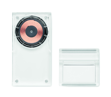 Logotrade presentreklam bild: Akryl trådlös laddare 15W